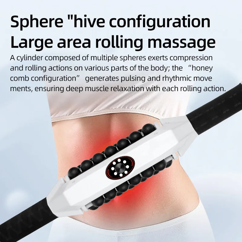 New Roller Massage Rechargeable Lymph Drainage Sphere Inner Ball Roll Vibration Body Sculpting Product Fascia Slimming Machine