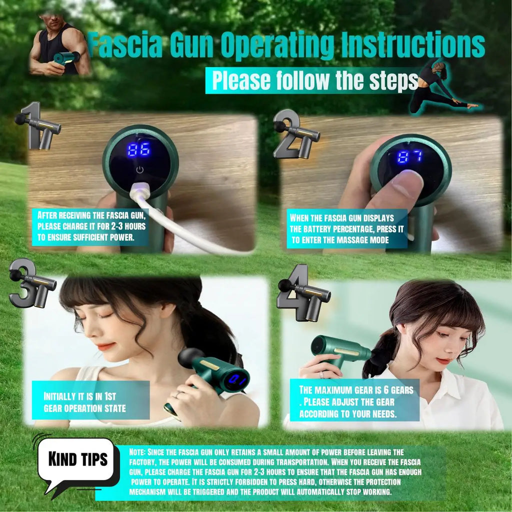 relax hub massage gun