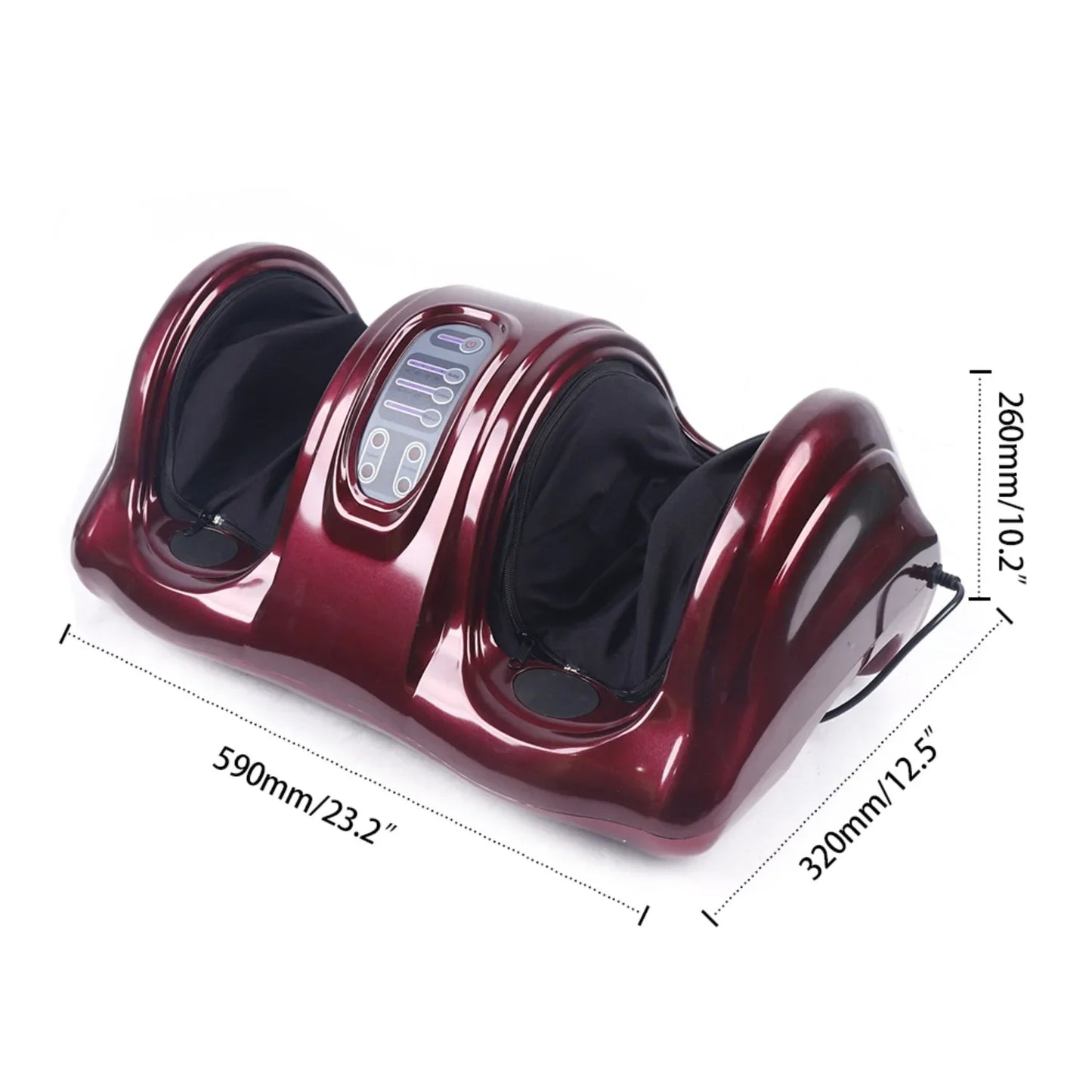 Foot Massager Shiatsu with Kneading, Rolling and Air Compression, Relieves Plantar Fasciitis and Revitalizes Tired Feet