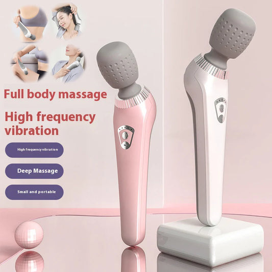 Portable handheld massager, USB rechargeable, multifunctional full body massage, relax neck, back, legs and waist