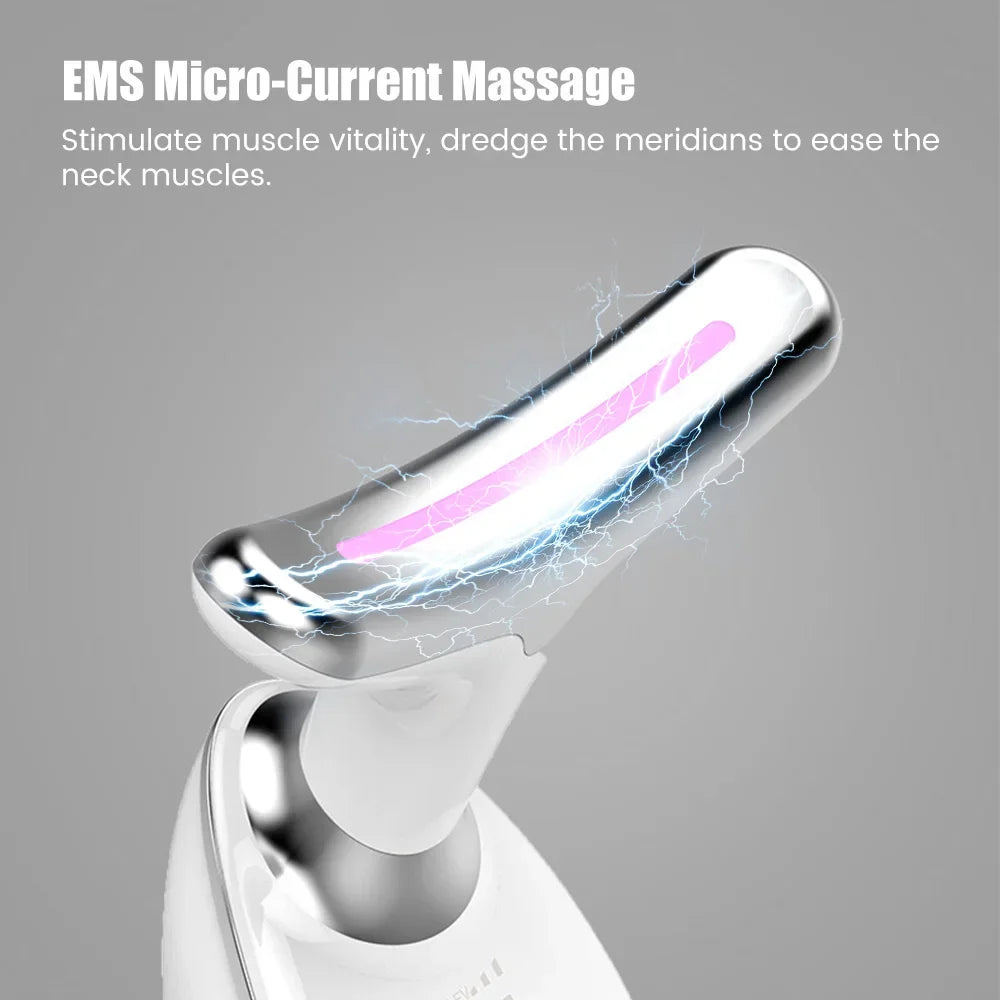 Massager for Face Lifting Facial Massagers EMS Neck Eye Massage Instrument Vibrator Microcurrents Red Light Therapy Anti Wrinkle