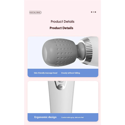 Portable handheld massager, USB rechargeable, multifunctional full body massage, relax neck, back, legs and waist