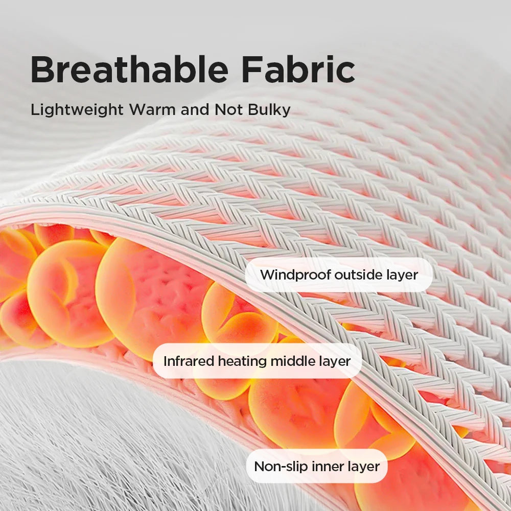 Electric Heating Wrist Massager Vibration Hot Compress Hand Brace Hand Wrist Guard Warm Heating Pad Wristband Rechargeable