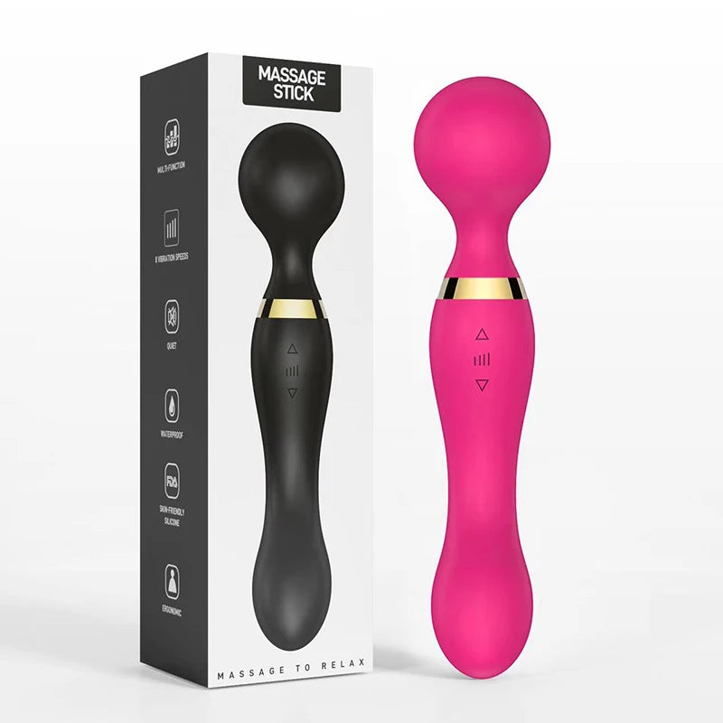 Mini Massager 20 Modes 8 Vibration For Relieving Muscle Tension In The Back Neck Shoulders Legs And Feet Deep Tissue Massage