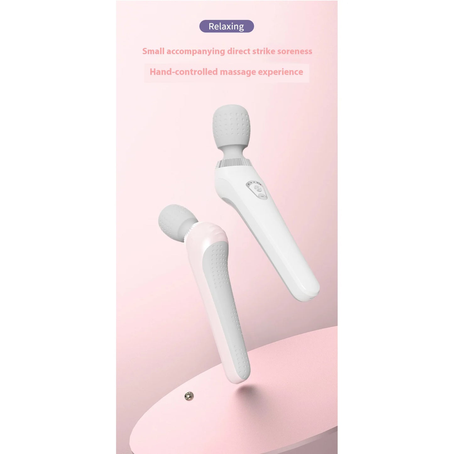 Portable handheld massager, USB rechargeable, multifunctional full body massage, relax neck, back, legs and waist